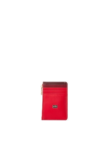 Tarjetero 8 Tarjetas Con Zip Rojo Collorfull Tarjetero 8 Tarjetas Con Zip Rojo Collorfull
