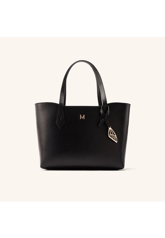 Tote Alas Mediano Negro Beige Sur Mario Hernández