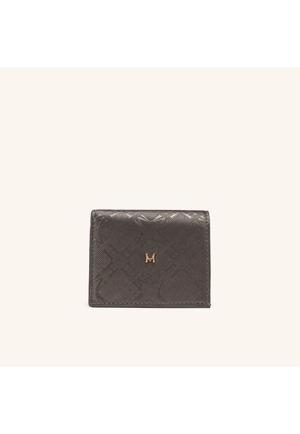 Billetera Kantu Mediana Negro Plata Kroma Billetera Kantu Mediana Negro Plata Kroma