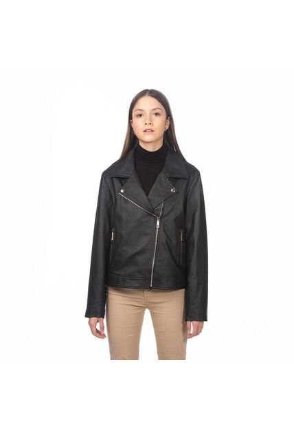 Chaqueta Biker Agata Negro Gema Chaqueta Biker Agata Negro Gema Talla 8