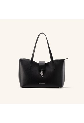 Tote Carlota Negro Niquel Ala