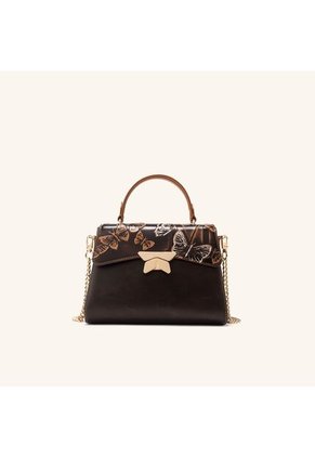 Bolso De Mano Alma Con Cadena Capuchino Mariposas Bolso De Mano Alma Con Cadena Capuchino Mariposas