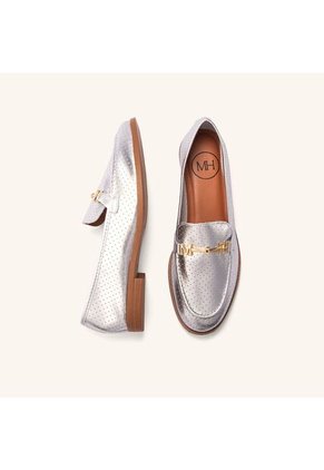 Mocasín Loafer Gracia Plata Julia Mocasín Loafer Gracia Plata Julia Talla 38
