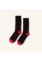 Medias Unicornio Extrafina Nero Rosso MH Socks de Mario Hernández