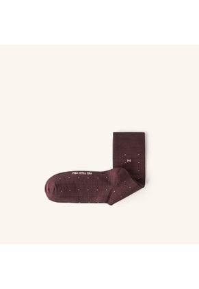 Medias Mosaico Extrafina Vino MH Socks