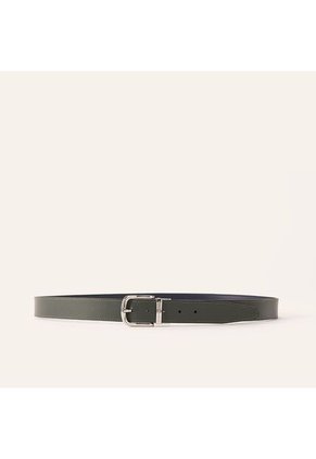 Cinturón Casual Doble Faz Azul Verde Esencial Cinturón Casual Doble Faz Azul Verde Esencial Talla 105
