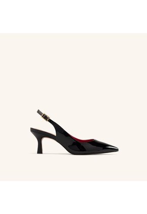 Tacones Capital Con Correa Negro Noche Glamour Tacones Capital Con Correa Negro Noche Glamour Talla 36