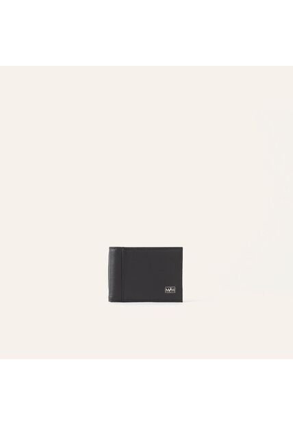 Billetera Slim Horizontal Negro Etna Esencial Billetera Slim Horizontal Negro Etna Esencial