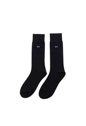 Medias Acanaladas Extrafina Negro MH Socks