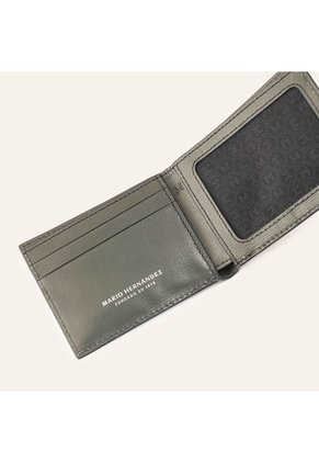 Billetera Slim Horizontal Verde Atlanta Millenium