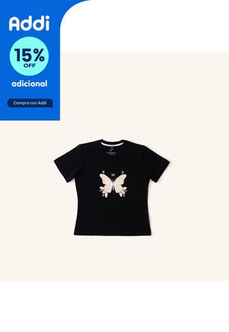 Camiseta Alas Negro Tierra Arriba Camiseta Alas Negro Tierra Arriba Talla S Mario Hernández