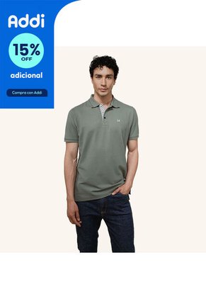 Camiseta Polo Emblema Cipres Tierra Arriba Camiseta Polo Emblema Cipres Tierra Arriba Talla M