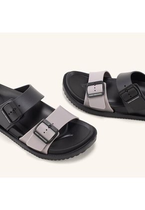 Sandalia Riviera Negro Gris Beach Sandalia Riviera Negro Gris Beach Talla 42-43