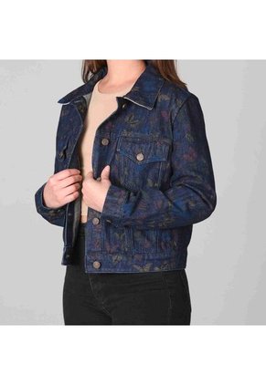 Chaqueta Trucker Alas Jaspeado Monteazul Chaqueta Trucker Alas Jaspeado Monteazul Talla L