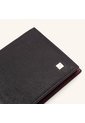 Billetera Extraplana Con Inserto Negro Rojo Roble de Mario Hernández