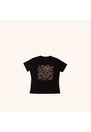 Camiseta Cira Negro Tierra Arriba Camiseta Cira Negro Tierra Arriba Talla L