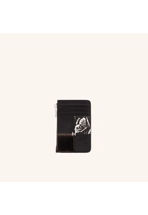 Tarjetero 8 Tarjetas Con Zip Platino Mixtura Tarjetero 8 Tarjetas Con Zip Platino Mixtura