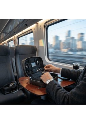 Estuche Porta Cables Café Lt Palenque Estuche Porta Cables Café Lt Palenque