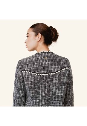 Chaqueta Ribera Negro Marfil Monteazul Chaqueta Ribera Negro Marfil Monteazul Talla XL