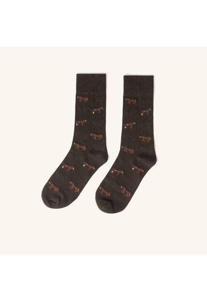 Medias Caballo Café MH Socks Medias Caballo Café MH Socks