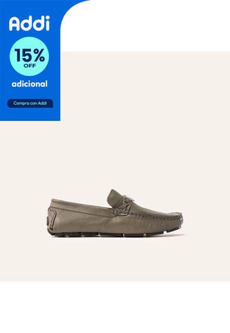 Mocasín Salvador Oliva Oscuro MH Mocs Mocasín Salvador Oliva Oscuro MH Mocs Talla 44 Mario Hernández