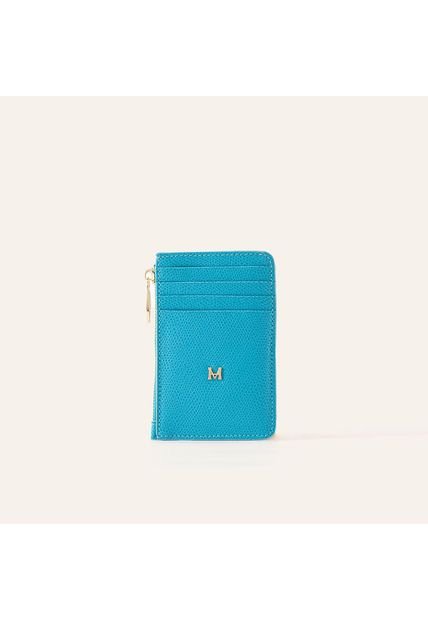 Tarjetero 8 Tarjetas Con Zip Turquesa Fontana Tarjetero 8 Tarjetas Con Zip Turquesa Fontana