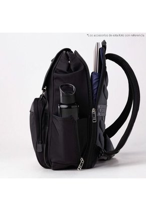 Morral Con Tapa Tunez Negro Platinum Morral Con Tapa Tunez Negro Platinum