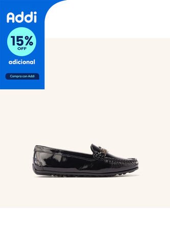 Mocasín Alina Negro MH Mocs Mocasín Alina Negro MH Mocs Talla 39 Mario Hernández