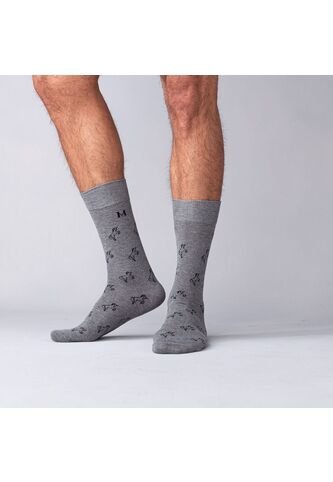 Medias Unicornio Gris MH Socks Medias Unicornio Gris MH Socks Mario Hernández