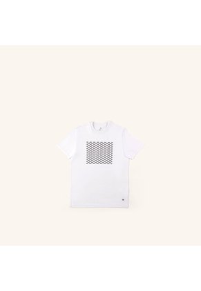 Camiseta Trama Blanco Tierra Arriba Camiseta Trama Blanco Tierra Arriba Talla M