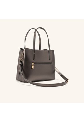 Satchel Kantu Negro Plata Kroma Satchel Kantu Negro Plata Kroma