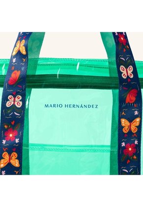 Tote Bahía Mariposas Menta Verano Tote Bahía Mariposas Menta Verano