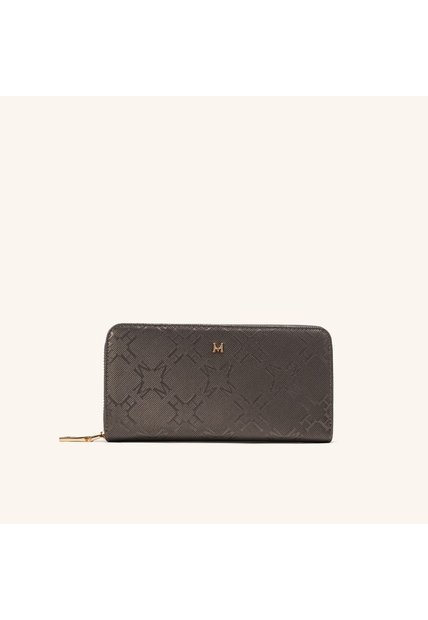 Billetera Kantu Negro Plata Kroma Billetera Kantu Negro Plata Kroma