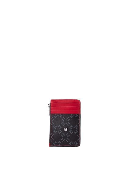 Tarjetero 8 Tarjetas Con Zip Ébano Primario Básico Tarjetero 8 Tarjetas Con Zip Ébano Primario Básico