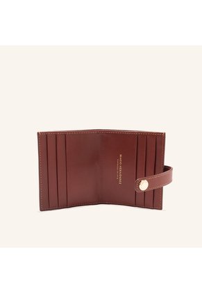 Tarjetero Broche Con Compartimiento Cocoa Mariposas