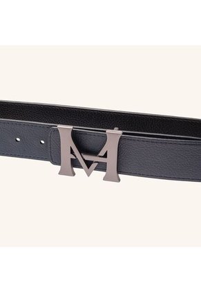 Cinturón Monograma Doble Faz Negro Azul Lt Cinturón Monograma Doble Faz Negro Azul Lt Talla S