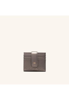 Tarjetero Broche Kantu Negro Plata Kroma Tarjetero Broche Kantu Negro Plata Kroma