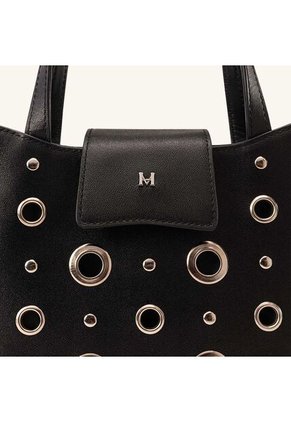 Tote Alas Mini Negro Níquel Alma Tote Alas Mini Negro Níquel Alma