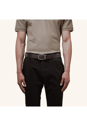 Cinturón Casual Doble Faz Chocolate Negro Esencial Cinturón Casual Doble Faz Chocolate Negro Esencial Talla 120