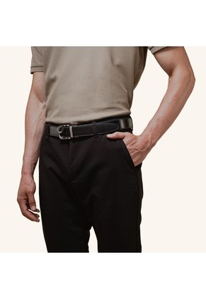 Cinturón Casual Doble Faz Chocolate Negro Esencial Cinturón Casual Doble Faz Chocolate Negro Esencial Talla 120