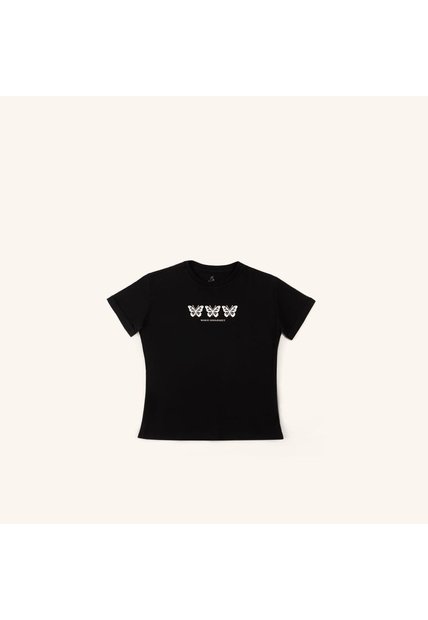Camiseta Aura Negro Tierra Arriba Camiseta Aura Negro Tierra Arriba Talla S