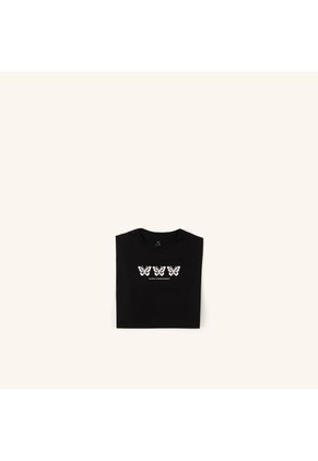 Camiseta Aura Negro Tierra Arriba Camiseta Aura Negro Tierra Arriba Talla S
