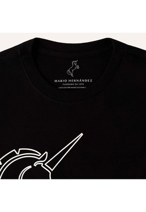 Camiseta Alfa Negro Tierra Arriba Camiseta Alfa Negro Tierra Arriba Talla S