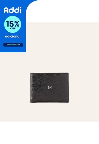 Billetera Pequeña Negro Sombra Billetera Pequeña Negro Sombra Mario Hernández