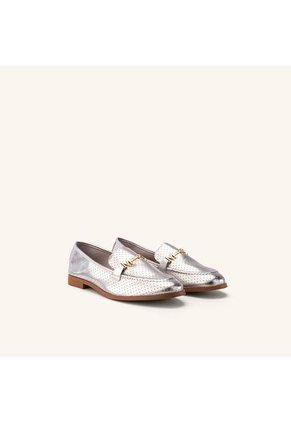 Mocasín Loafer Gracia Plata Julia Mocasín Loafer Gracia Plata Julia Talla 37