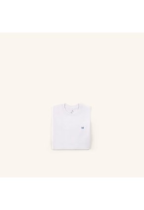 Camiseta Leal Blanco Naval Tierra Arriba Camiseta Leal Blanco Naval Tierra Arriba Talla M