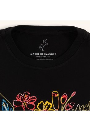 Camiseta Cira Negro Tierra Arriba