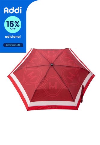 Sombrilla Liviana Monograma Burgundy Sombrilla Liviana Monograma Burgundy Mario Hernández