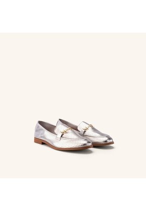 Mocasín Loafer Gracia Plata Julia Mocasín Loafer Gracia Plata Julia Talla 35