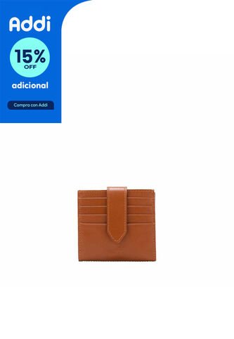 Tarjetero Broche 18 Tarjetas Miel Esencial Tarjetero Broche 18 Tarjetas Miel Esencial Mario Hernández